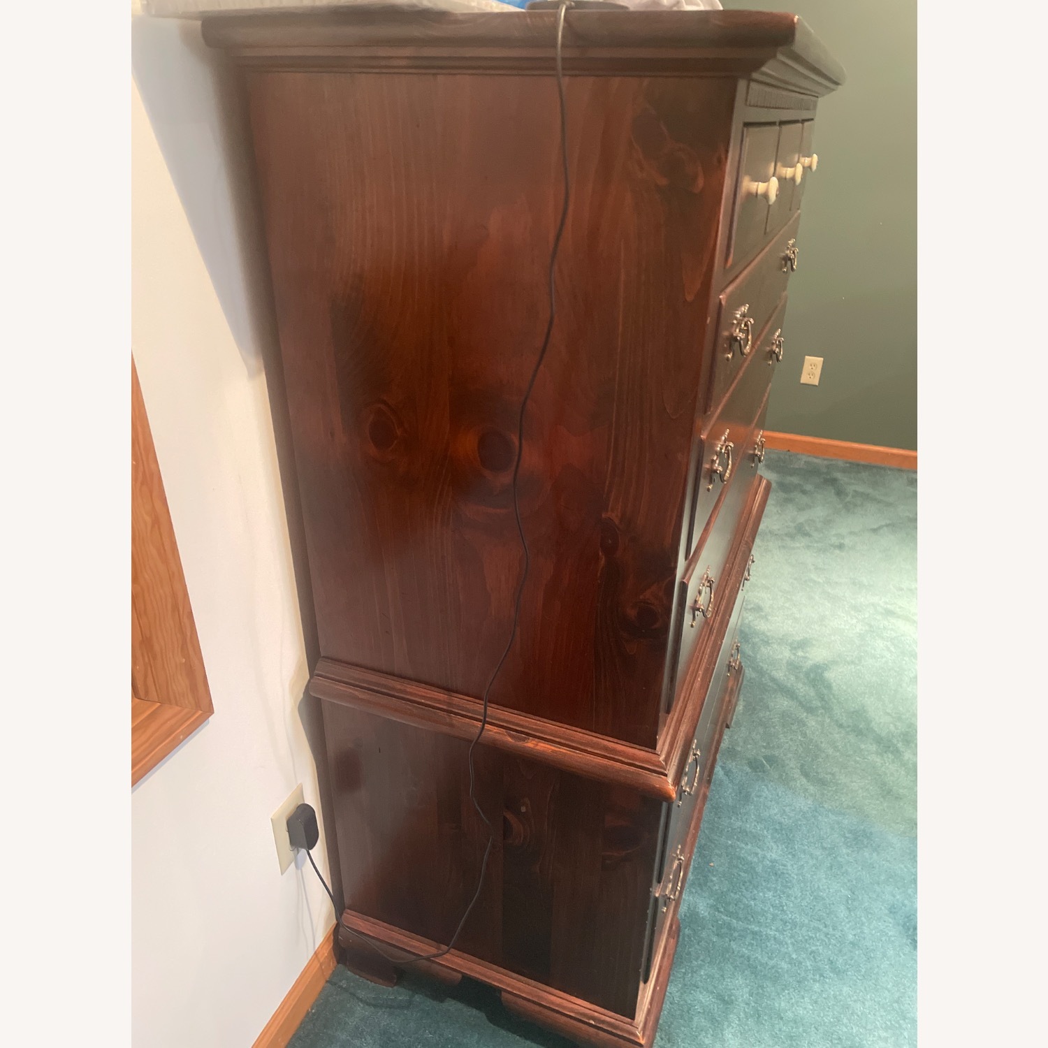 Dark Brown Dresser - image-2