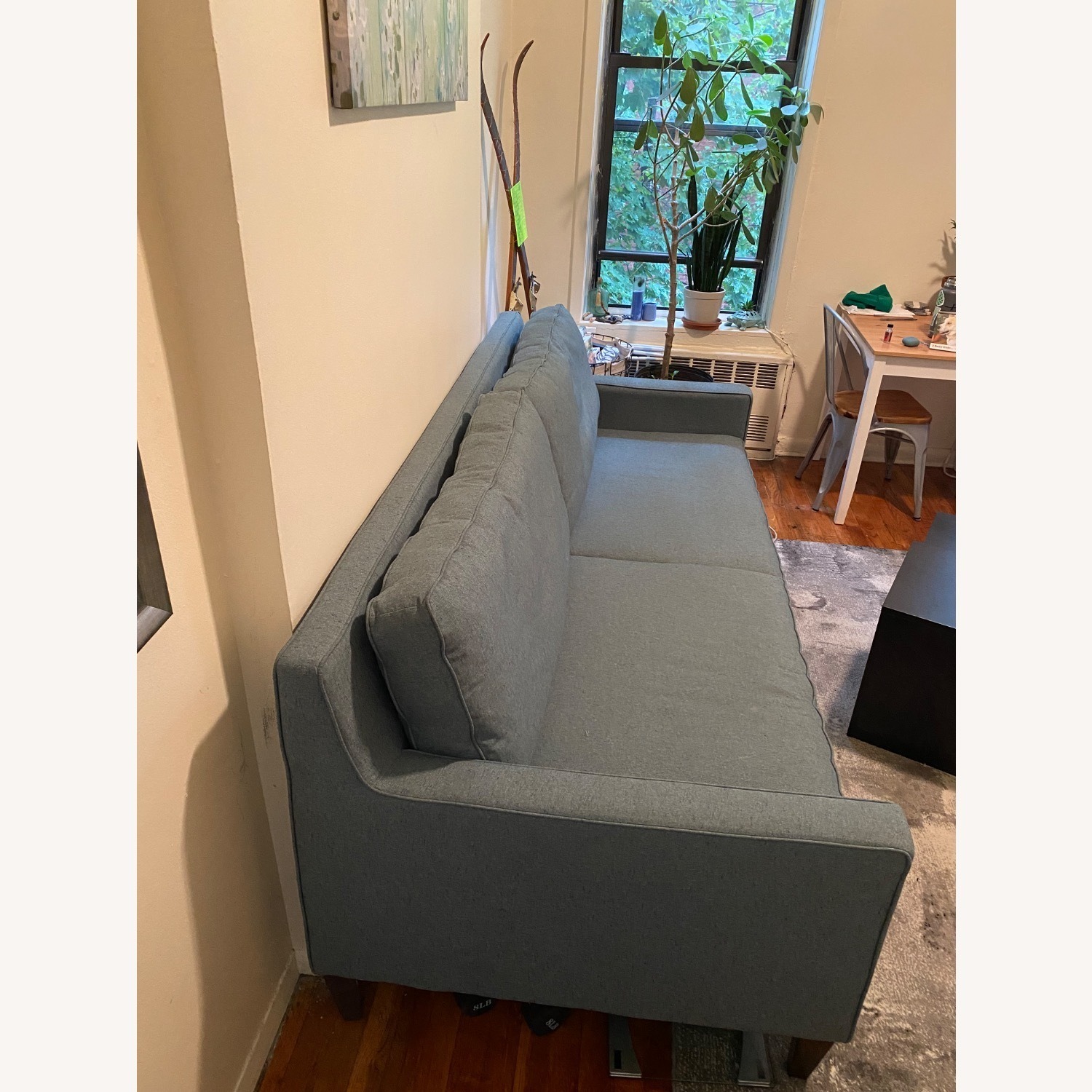 Joybird Blue Cotton 2 Seater Sofa - image-1