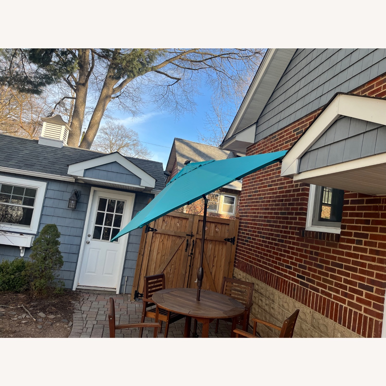 Frontgate  9 Foot Round Umbrella and Stand - image-3