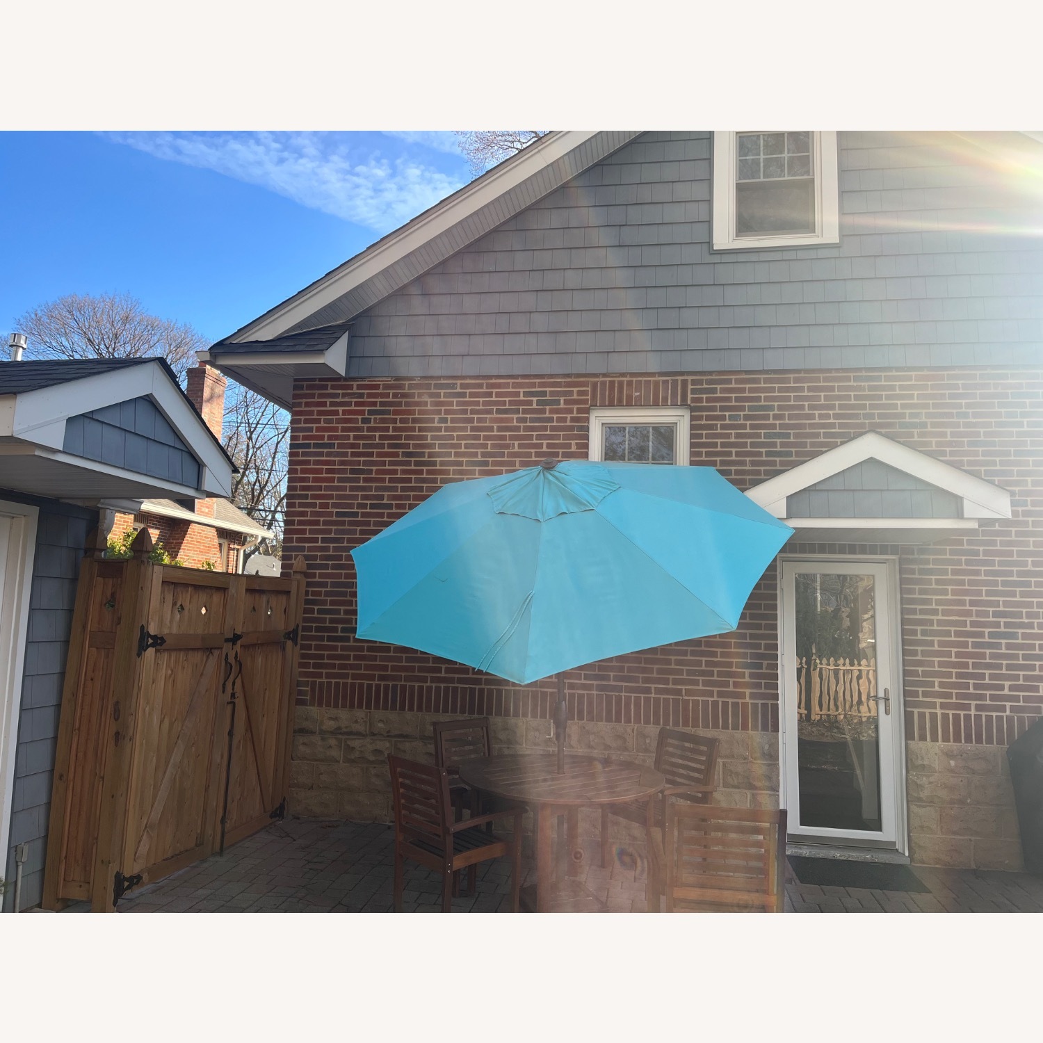 Frontgate  9 Foot Round Umbrella and Stand - image-2