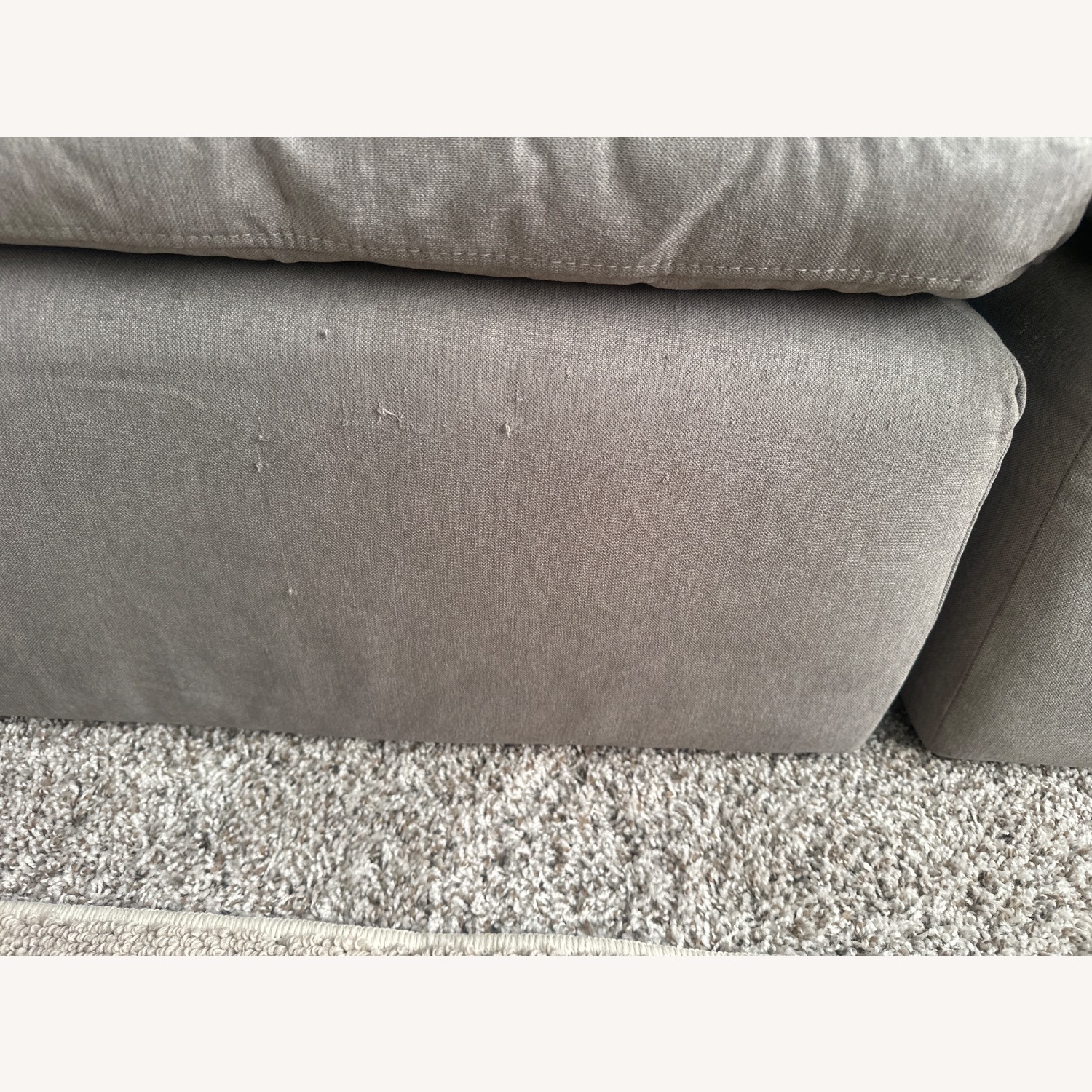 Bob's Discount Furniture Light Gray 2 Seater Sofa - image-1