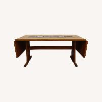 Vintage Danish Modern Teak Extendable Dining Table