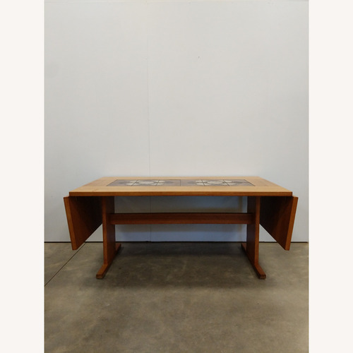 Used Vintage Danish Modern Teak Extendable Dining Table for sale on AptDeco