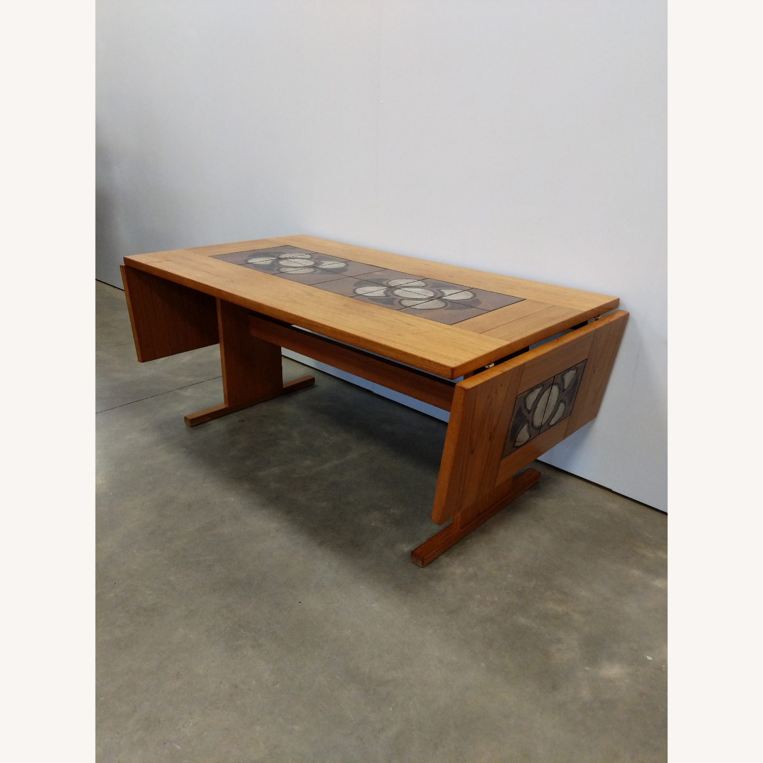 Vintage Danish Modern Teak Extendable Dining Table - image-2