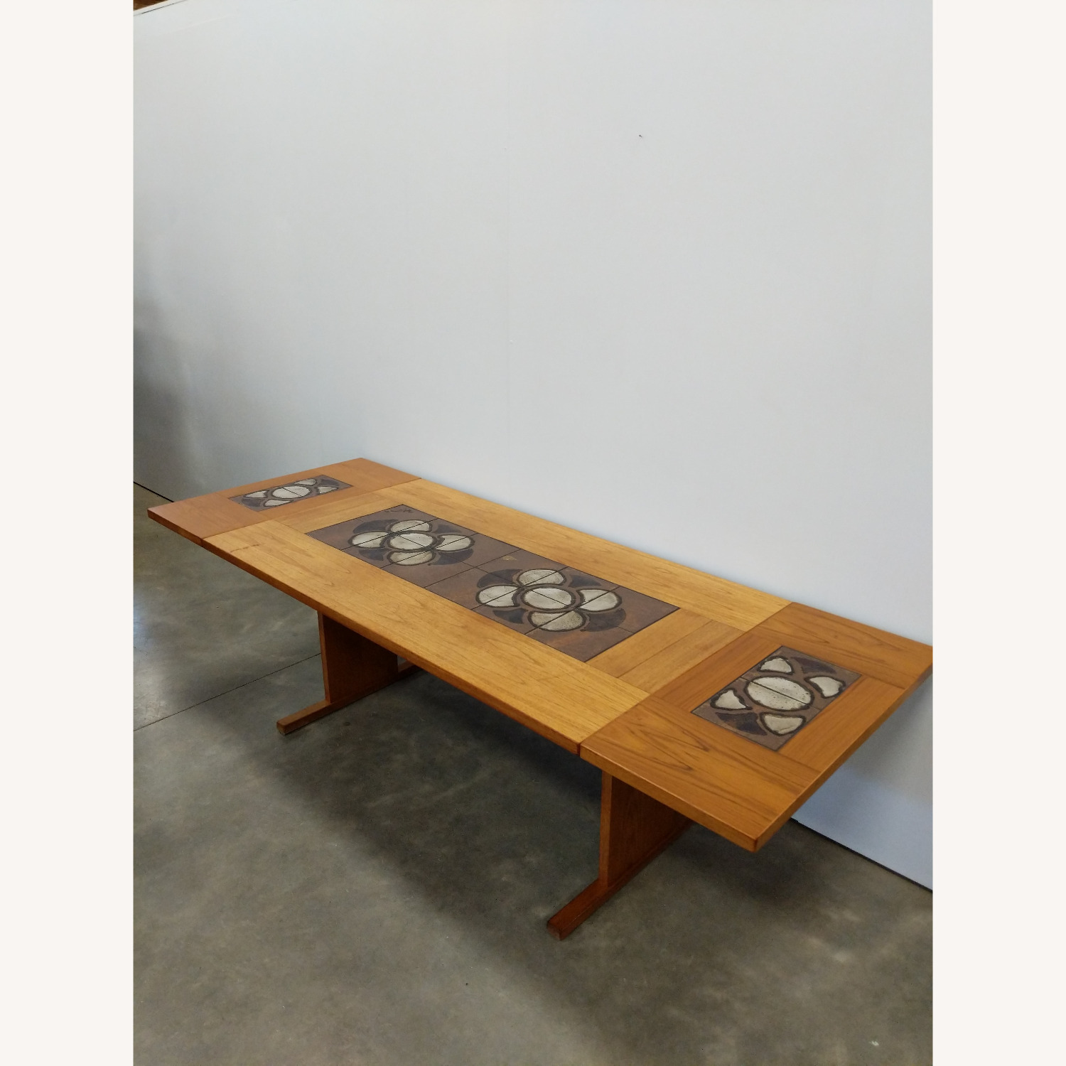Vintage Danish Modern Teak Extendable Dining Table - image-8