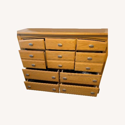 Used Levin Natural Wood Dresser- Oak for sale on AptDeco