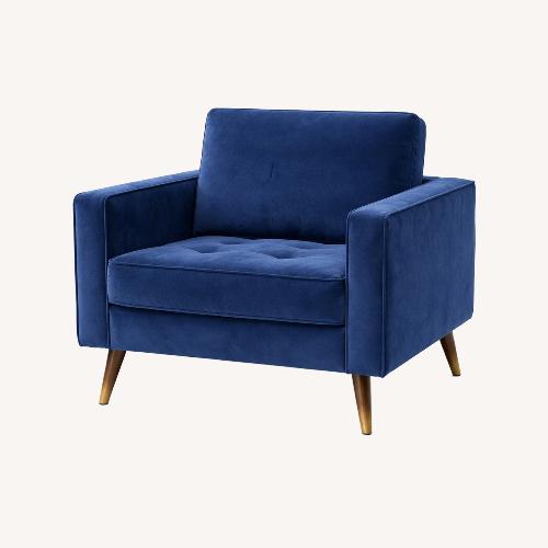 Used AllModern Geo Upholstered Armchair for sale on AptDeco