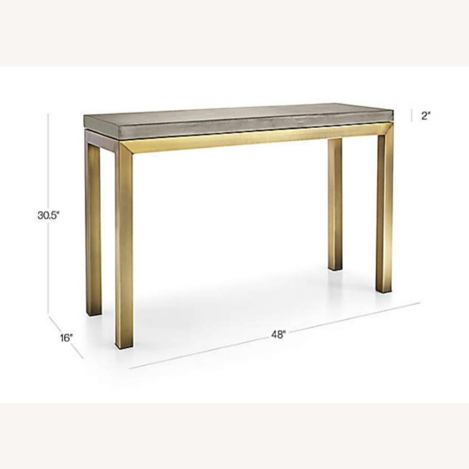 Crate & Barrel Parsons Console Tabel - image-2