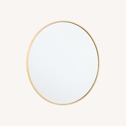 Used West Elm Brass Wall Mirror for sale on AptDeco
