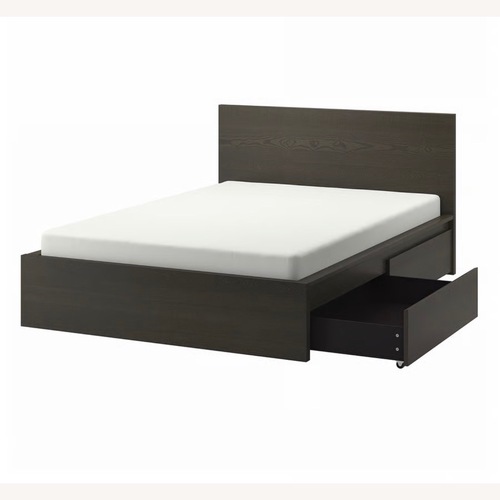 Used IKEA King Size Bed With Storage for sale on AptDeco