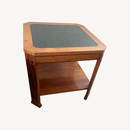 Used Stickley Brothers Furniture Dark Brown Side Table for sale on AptDeco