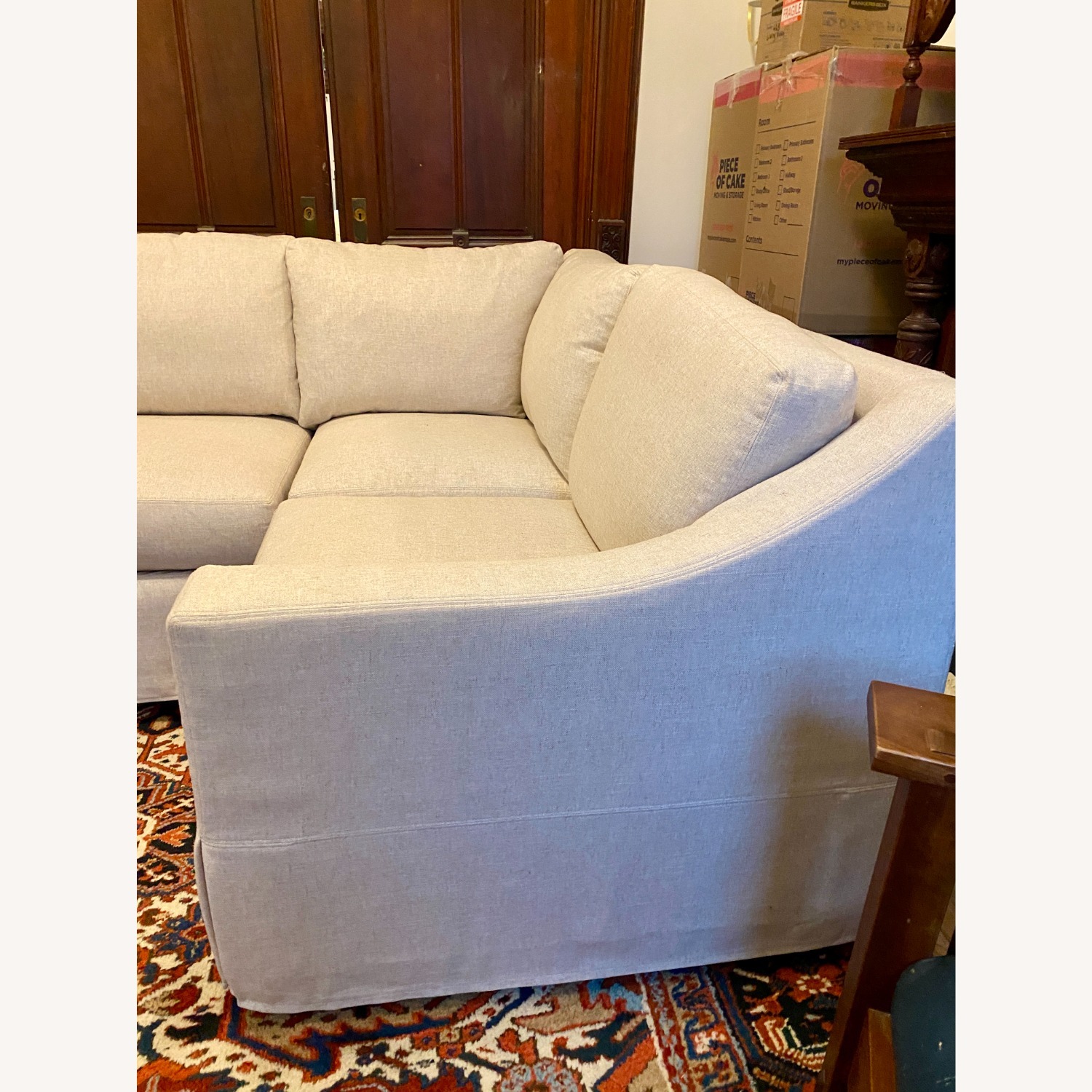 Pottery Barn Oatmeal 3+ Piece Sectional - image-4