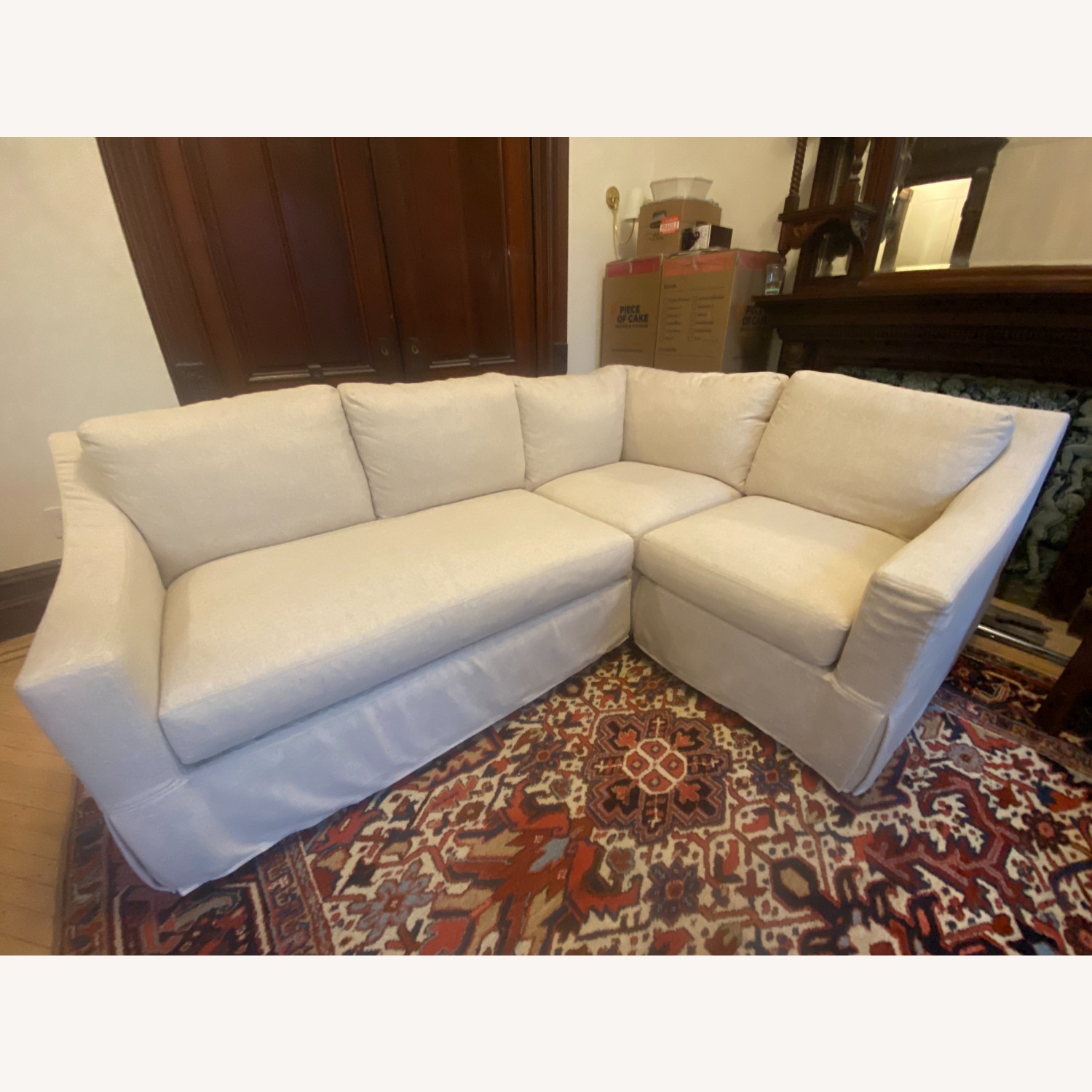 Pottery Barn Oatmeal 3+ Piece Sectional - image-12
