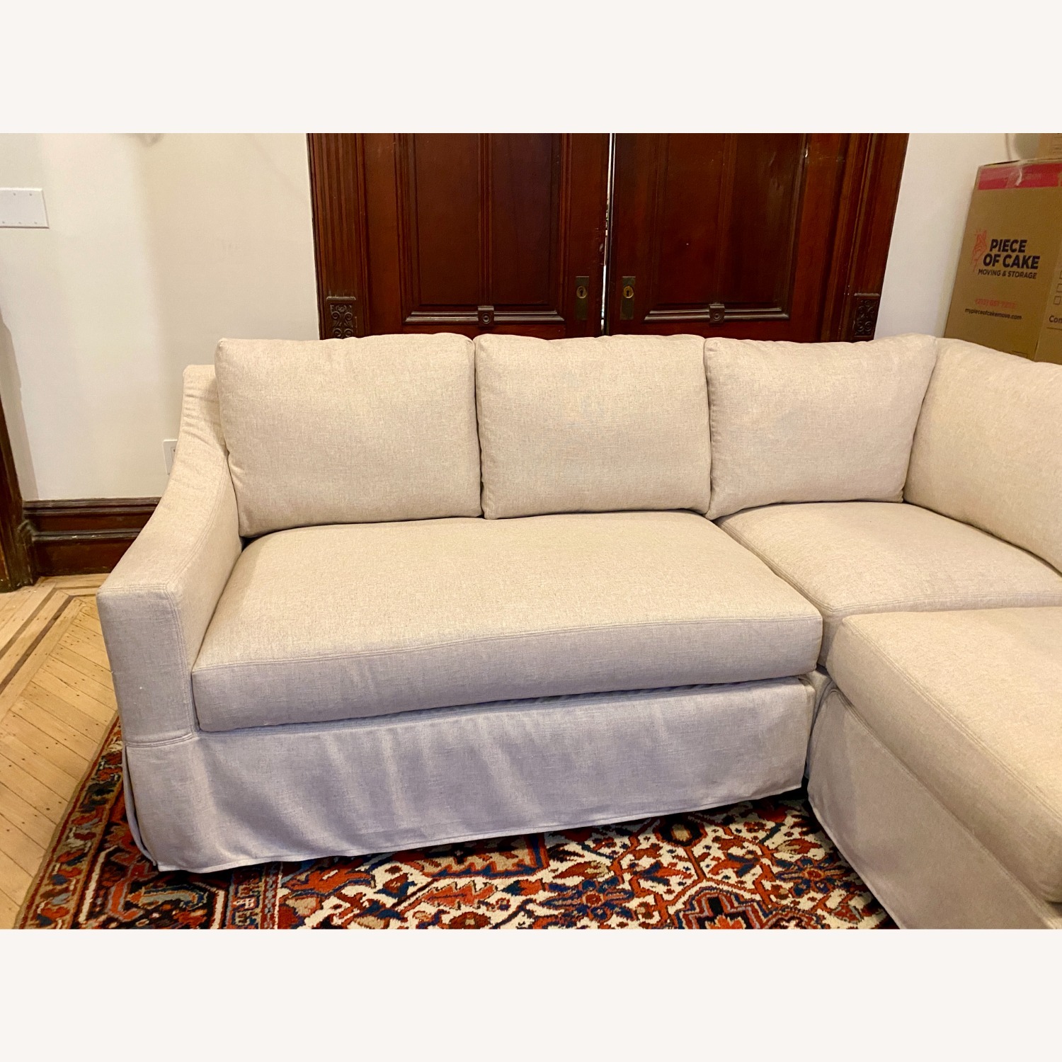 Pottery Barn Oatmeal 3+ Piece Sectional - image-2