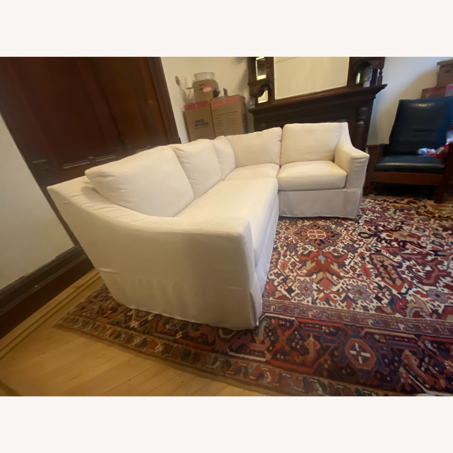 Pottery Barn Oatmeal 3+ Piece Sectional - image-8