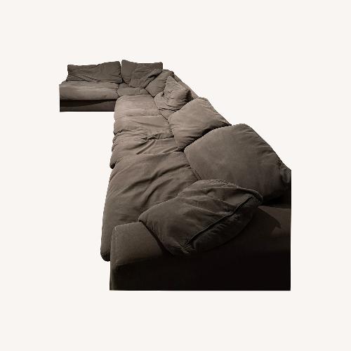 Used Living Spaces Light Gray 3+ Piece Sectional for sale on AptDeco