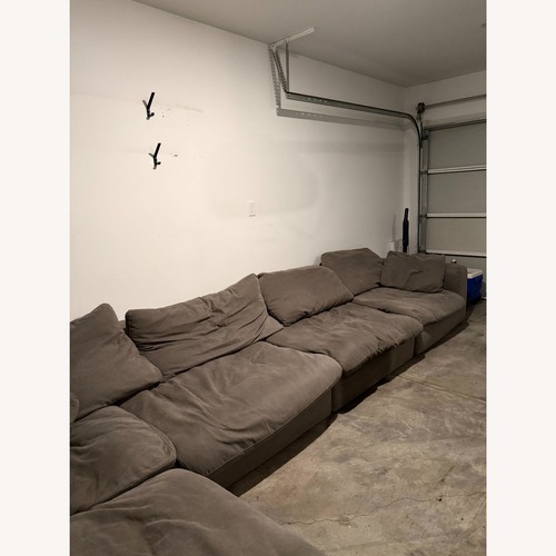 Used Living Spaces Light Gray 3+ Piece Sectional for sale on AptDeco