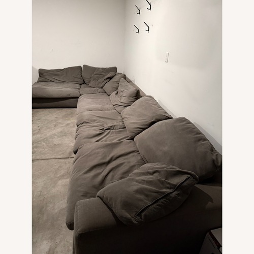 Used Living Spaces Light Gray 3+ Piece Sectional for sale on AptDeco