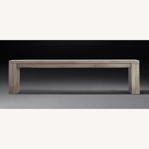 Used Restoration Hardware Reclaimed Oak Parsons Bench for sale on AptDeco