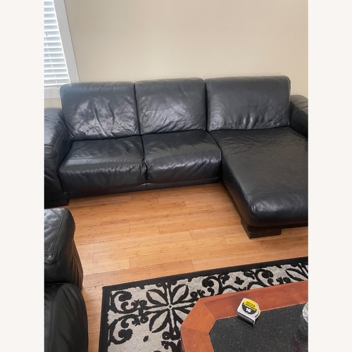 Used Black 3+ Seater Sofa for sale on AptDeco