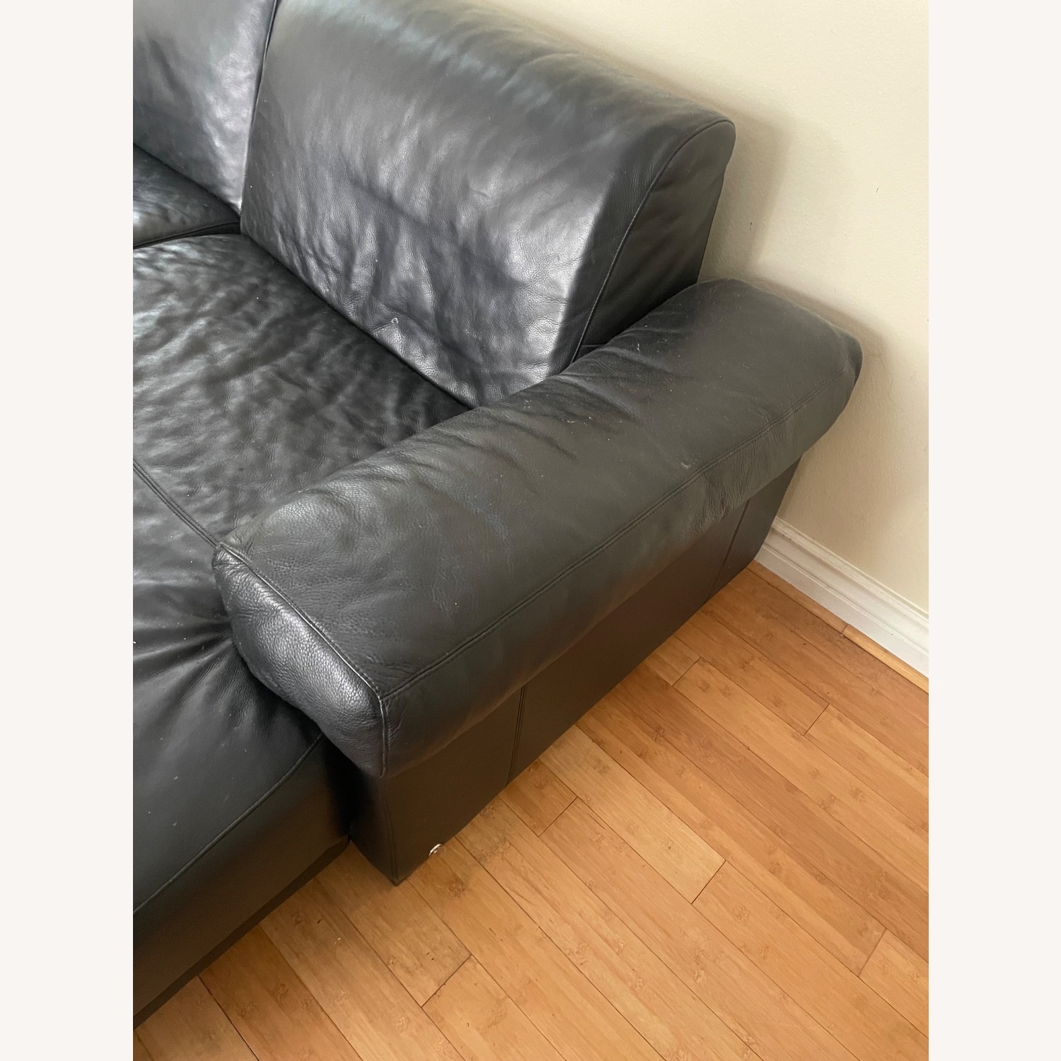 Black 3+ Seater Sofa - image-2