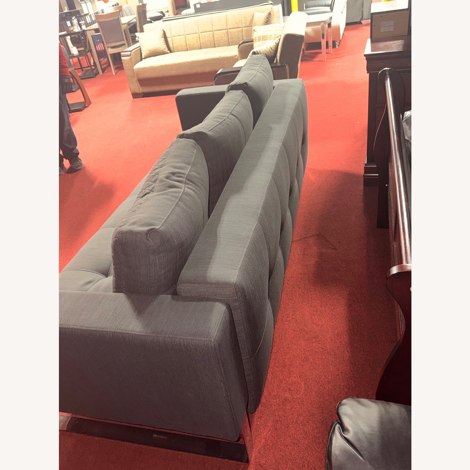 Innovative Home Creations Dark Gray Sleeper Sofa - image-6