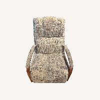 La-Z-Boy Blue Fabric Recliner