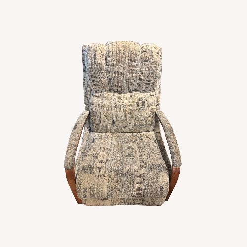 Used La-Z-Boy Blue Fabric Recliner for sale on AptDeco