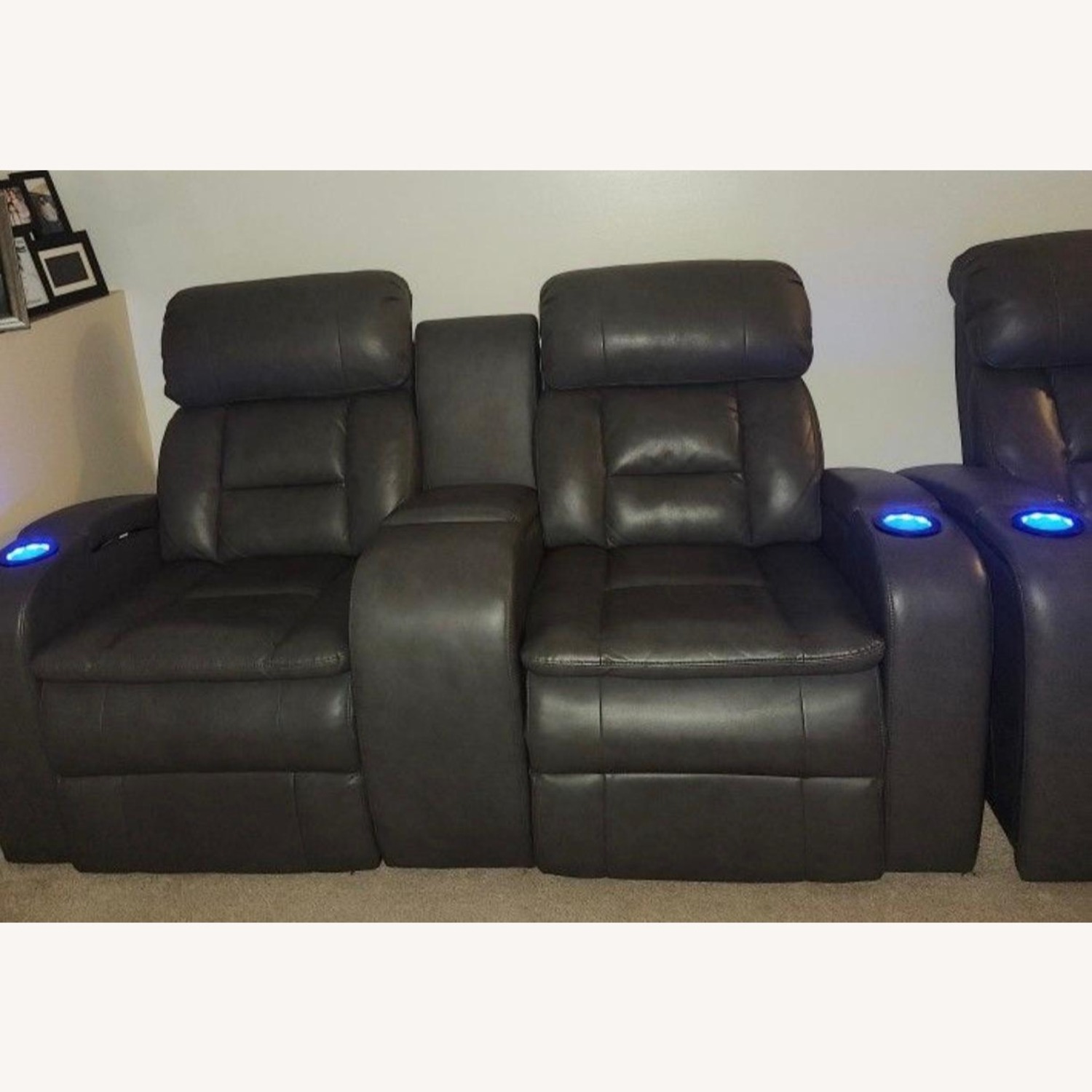 The Roomplace Dark Gray 2 Seater Sofa - image-1