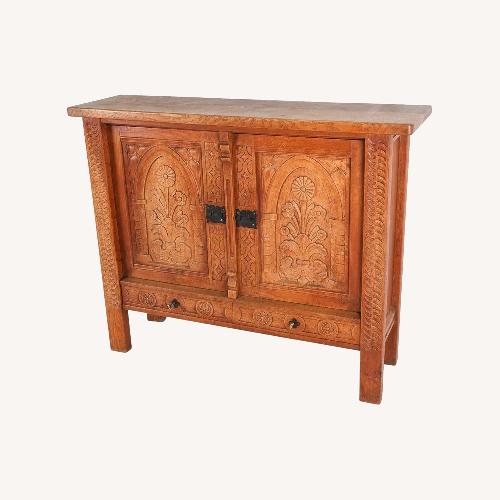 Used Vintage Danish Modern Natural Wood Sideboard for sale on AptDeco