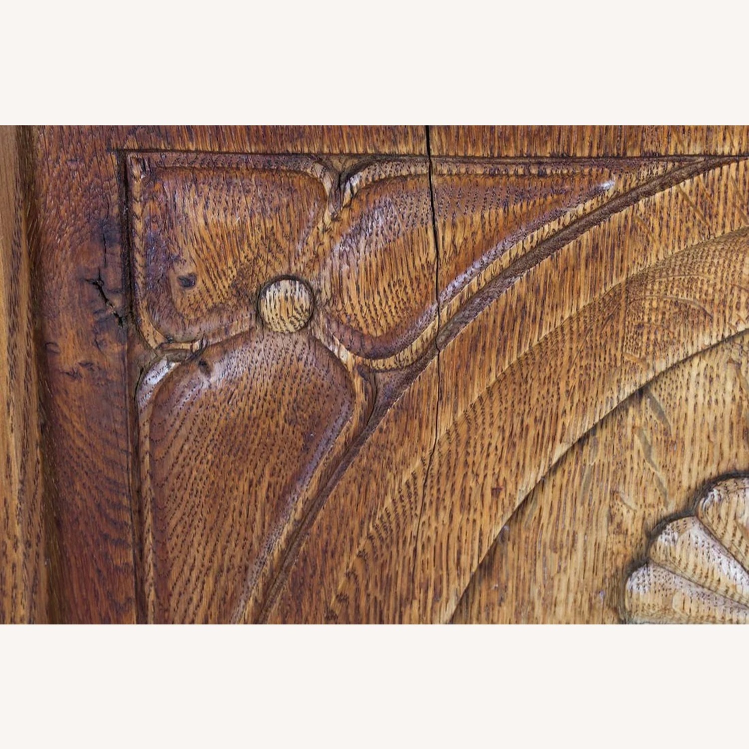 Vintage Danish Modern Natural Wood Sideboard - image-10