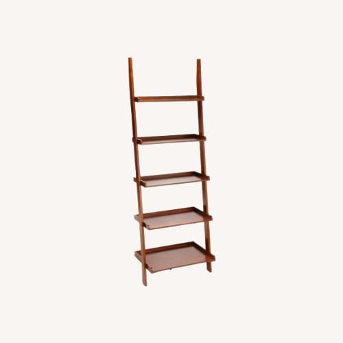 Used A-America, Inc. Dark Brown Wood Wall Shelf for sale on AptDeco