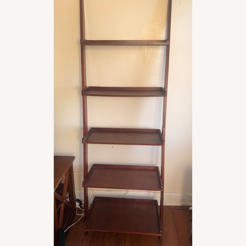 Used A-America, Inc. Dark Brown Wood Wall Shelf for sale on AptDeco