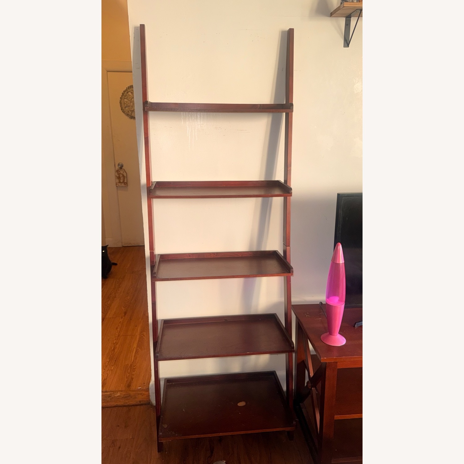 A-America, Inc. Dark Brown Wood Wall Shelf - image-2