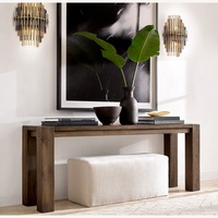 Restoration Hardware Reclaimed Russian Oak Parsons Console Table