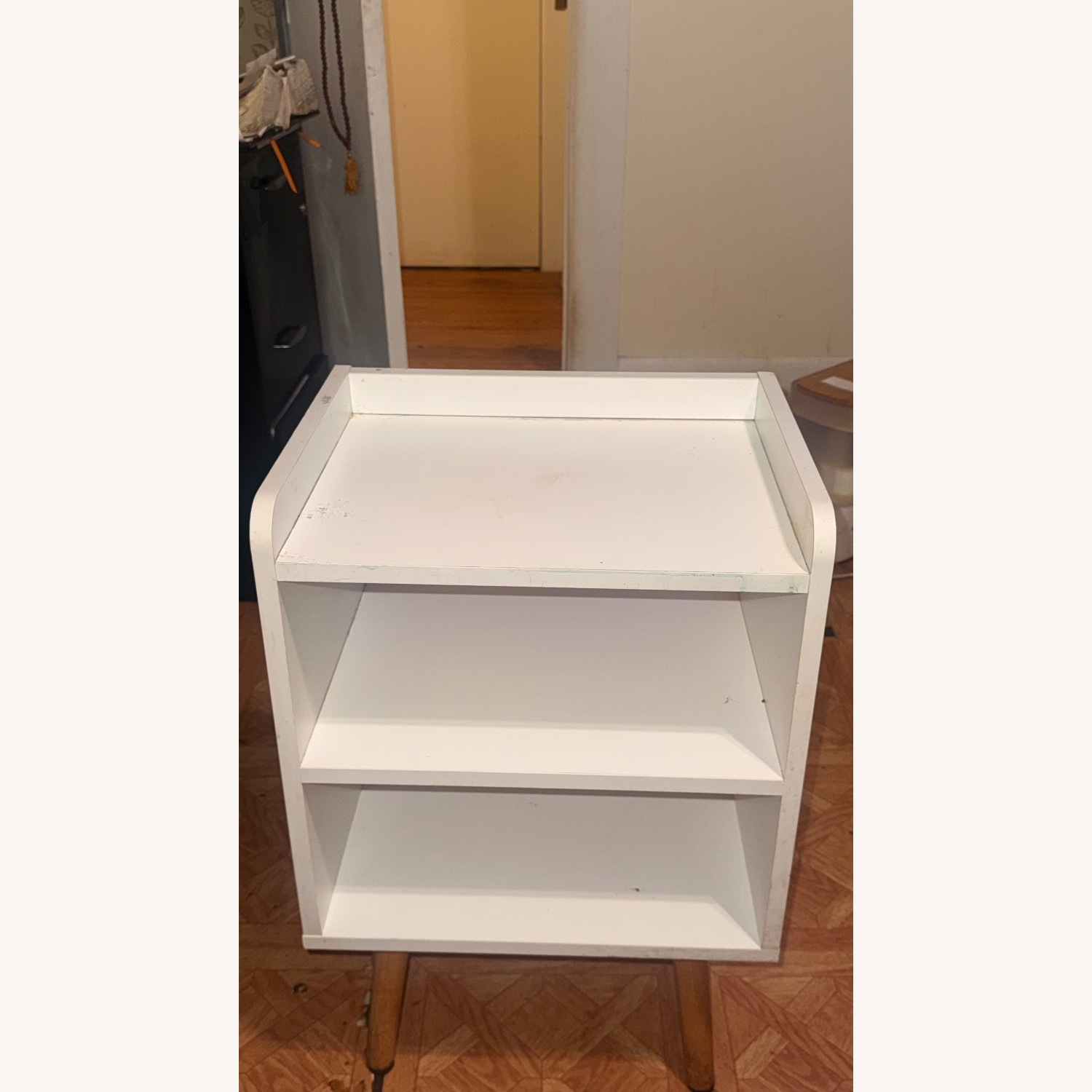 Amazon White Porcelain Side Table - image-1