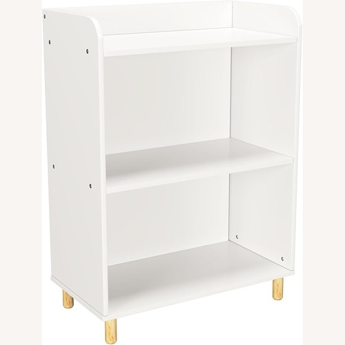 Used Amazon White Porcelain Side Table for sale on AptDeco