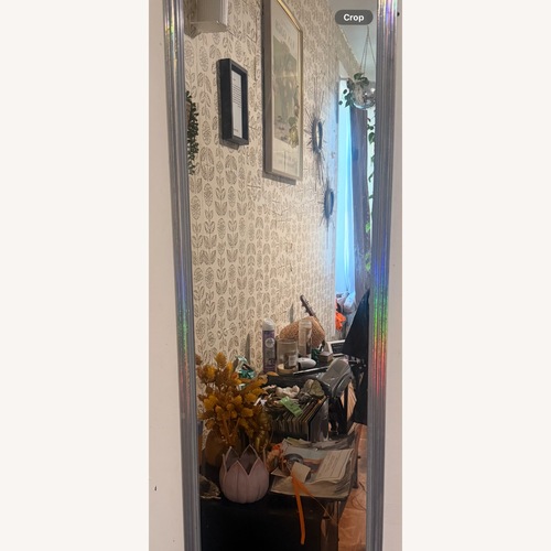 Used Amazon Light Gray Wall Mirror for sale on AptDeco