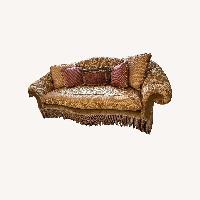 Safavieh Gold Fabric 3+ Seater Sofa