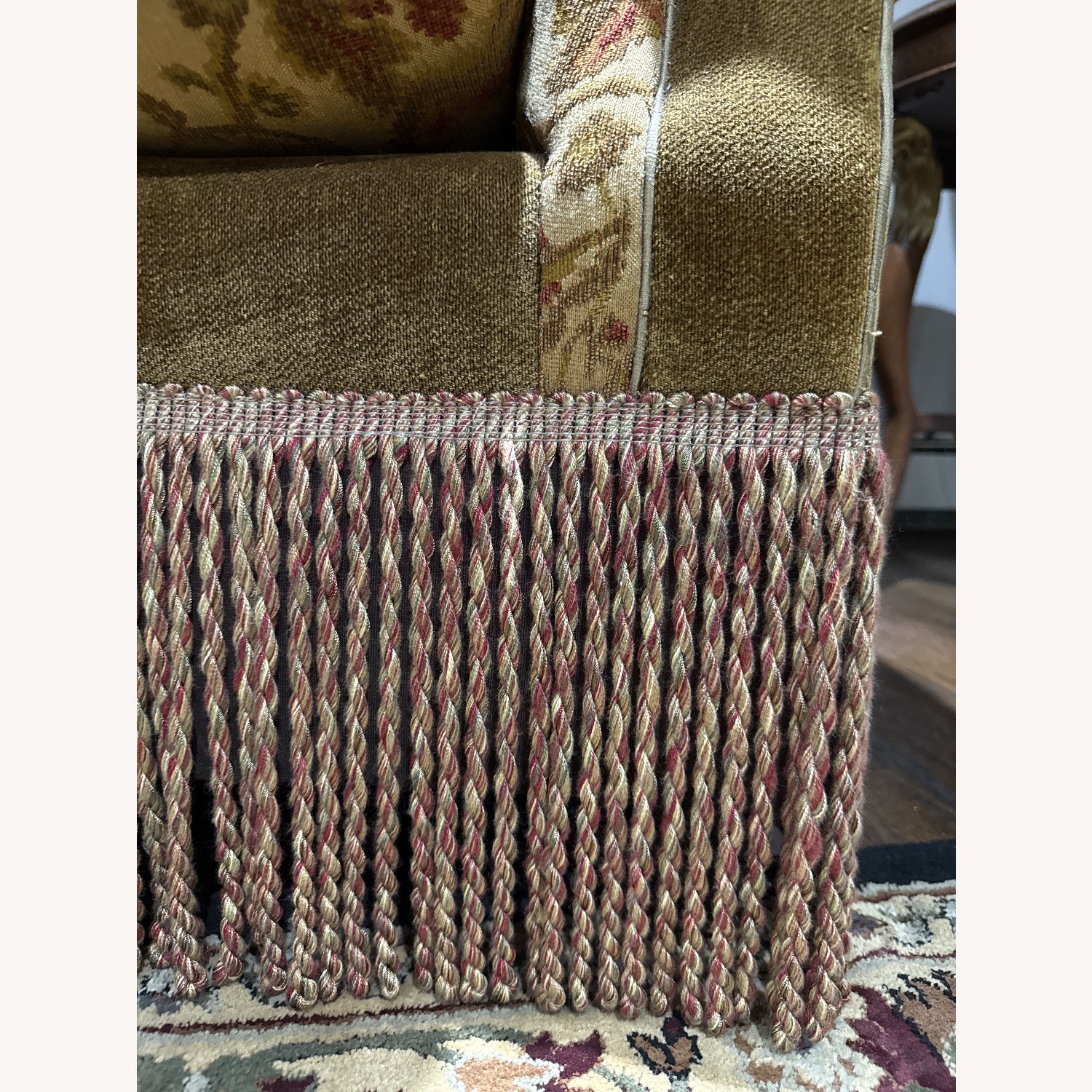 Safavieh Gold Fabric 3+ Seater Sofa - image-5