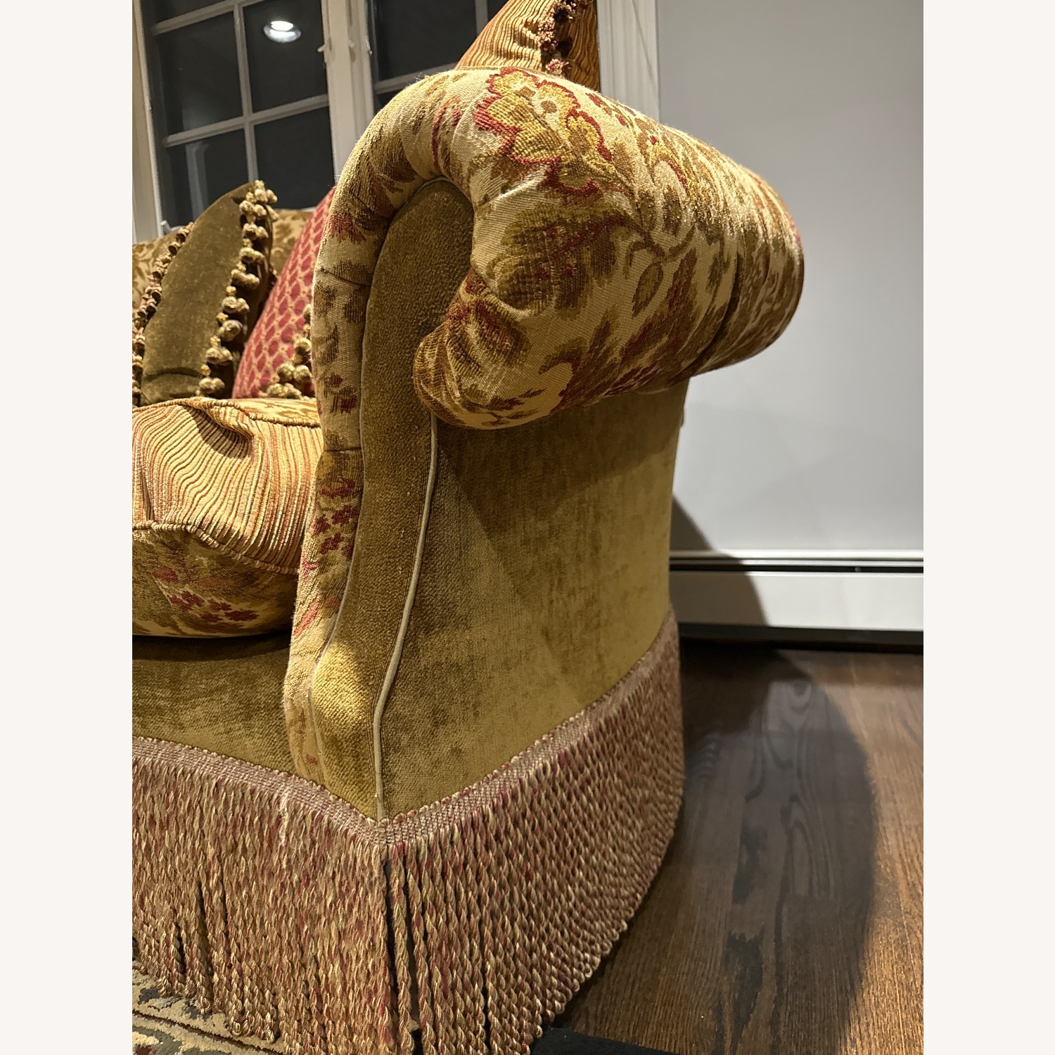 Safavieh Gold Fabric 3+ Seater Sofa - image-4