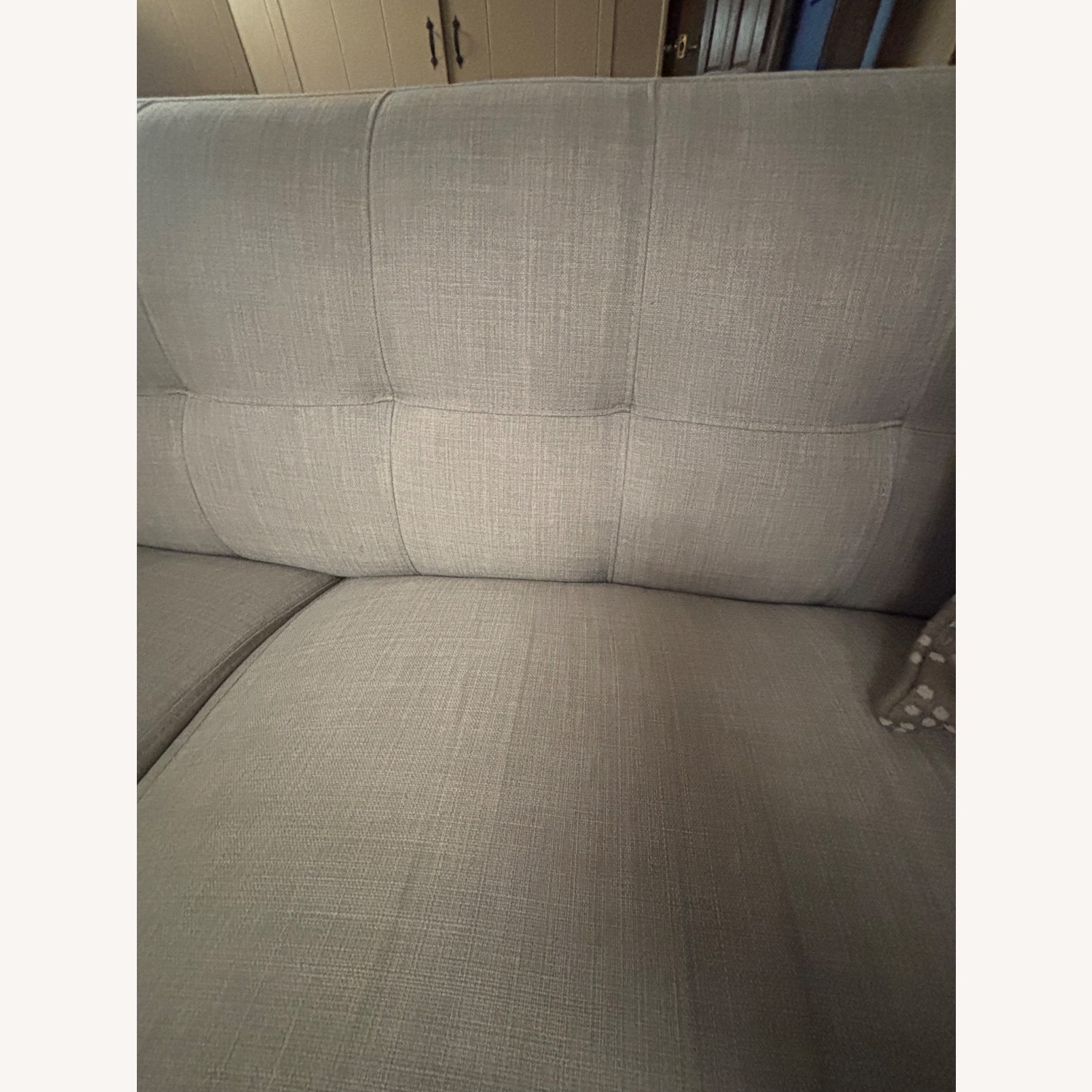 At Home Light Brown 3+ Seater Sofa - image-6