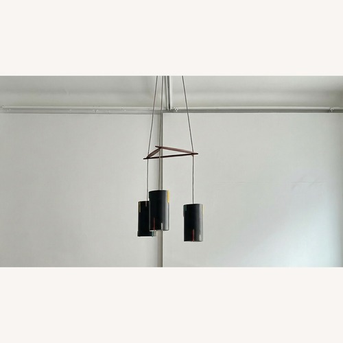 Used Vintage Three Pendant Chandelier (1950s) for sale on AptDeco