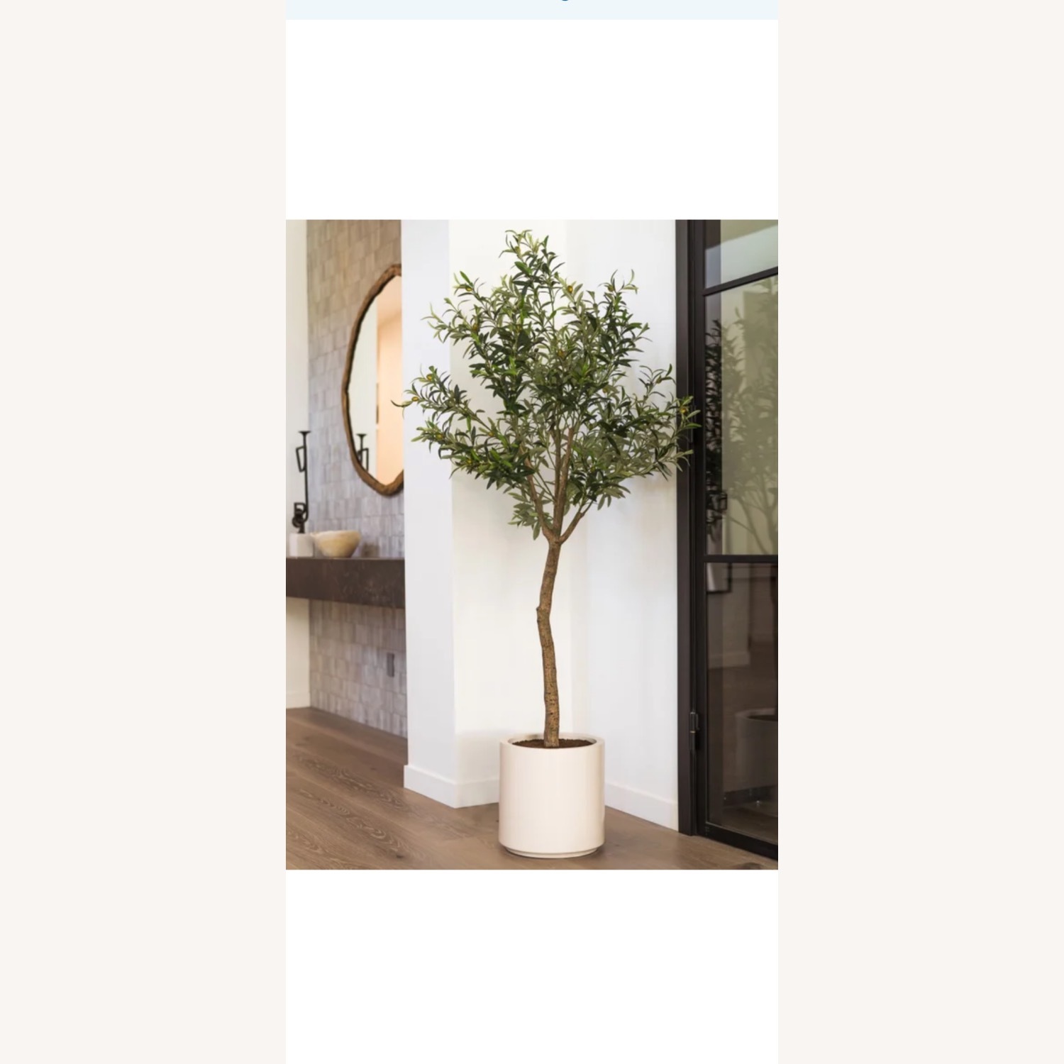Cgh Décor Faux 6’5 ft Olive Tree  - image-2