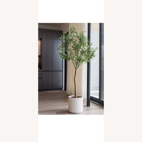 Used Cgh Décor Faux 6’5 ft Olive Tree  for sale on AptDeco