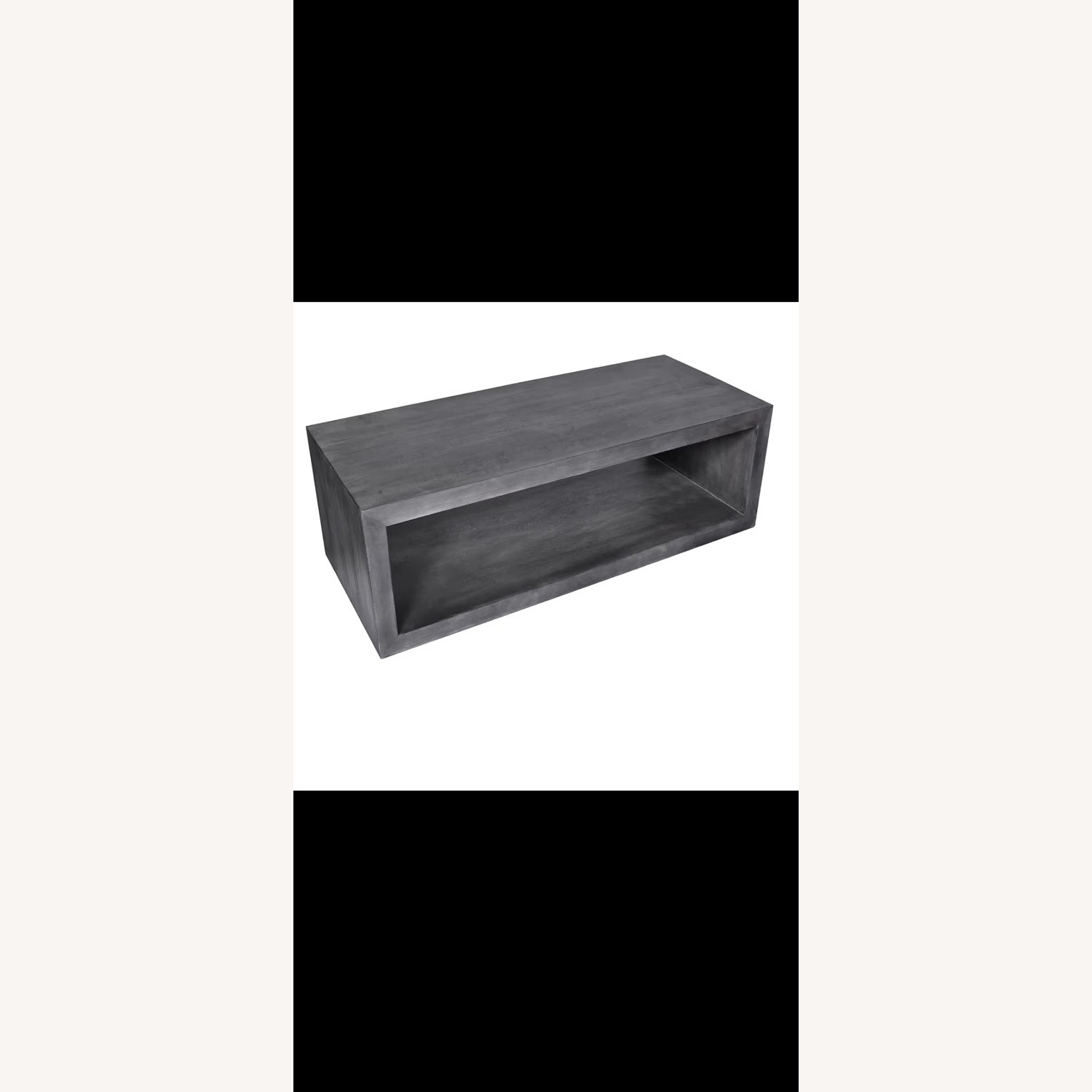 Urban Port Dark Gray Wood Coffee Table  - image-6