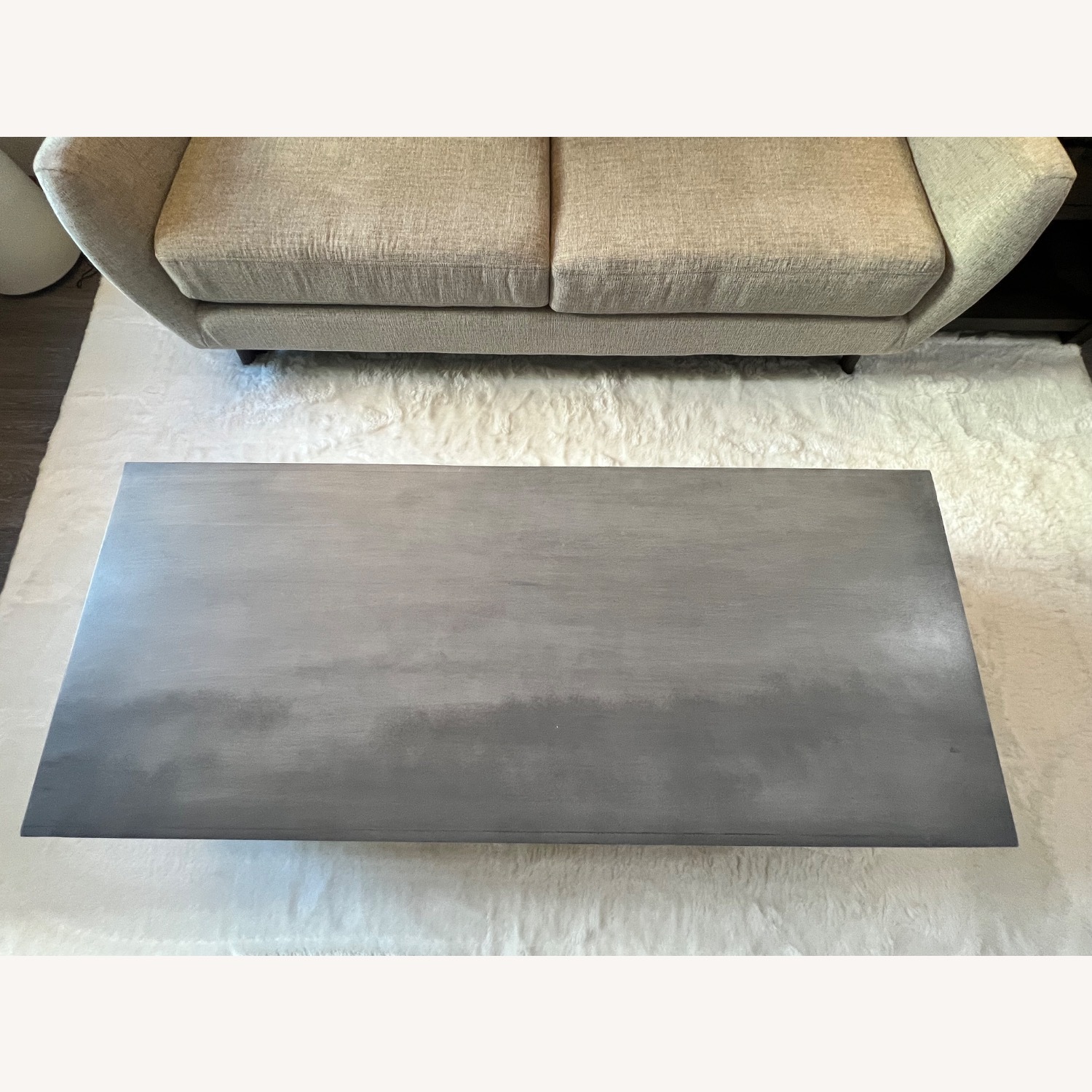 Urban Port Dark Gray Wood Coffee Table  - image-2