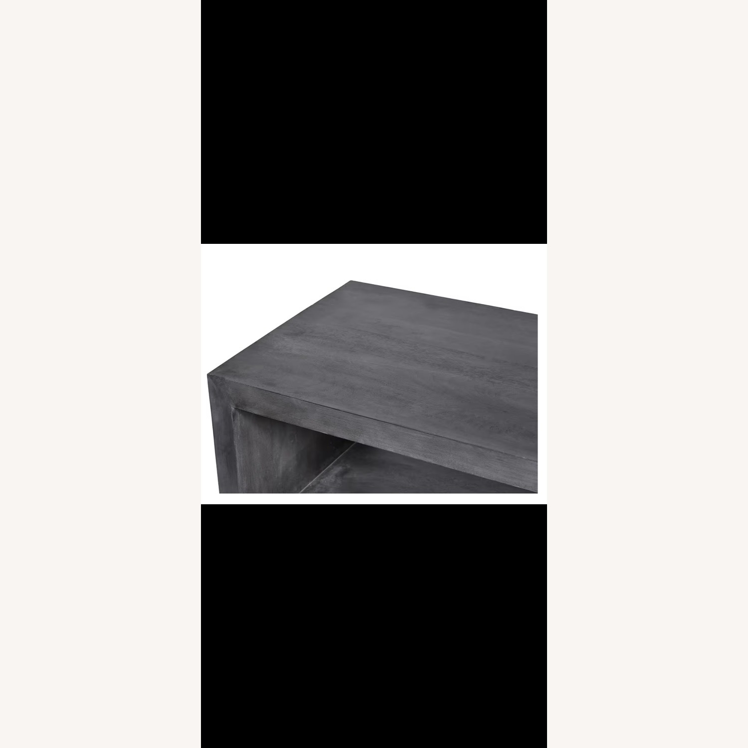 Urban Port Dark Gray Wood Coffee Table  - image-7