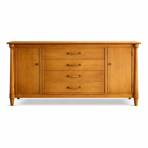 Used MCM Credenza Nordic Style, Copper Details for sale on AptDeco