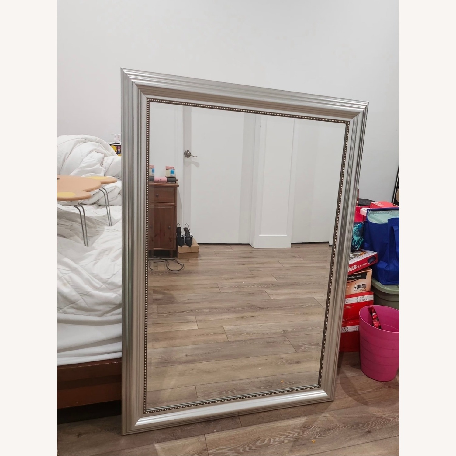 Vintage Silver Mirror - image-1